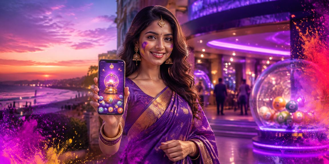 Indian man playing rummy card game on mobile phone outdoors